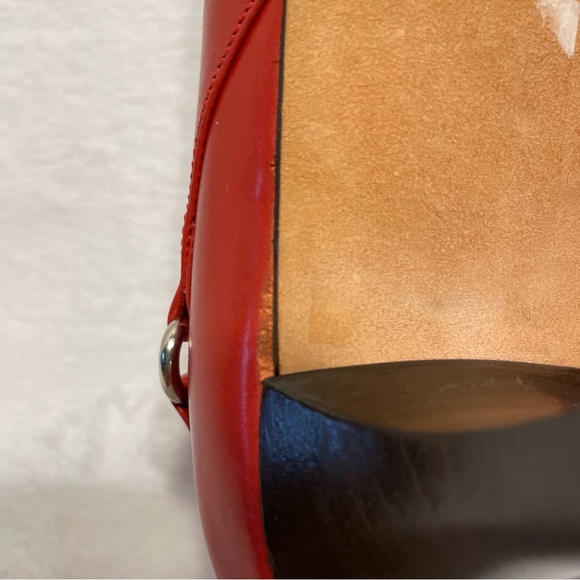 Talbots Women's Sz 6.5M Vero Cuoio Heel Buckle on Side GUC Elegant Leather Pump - Picture 7 of 11